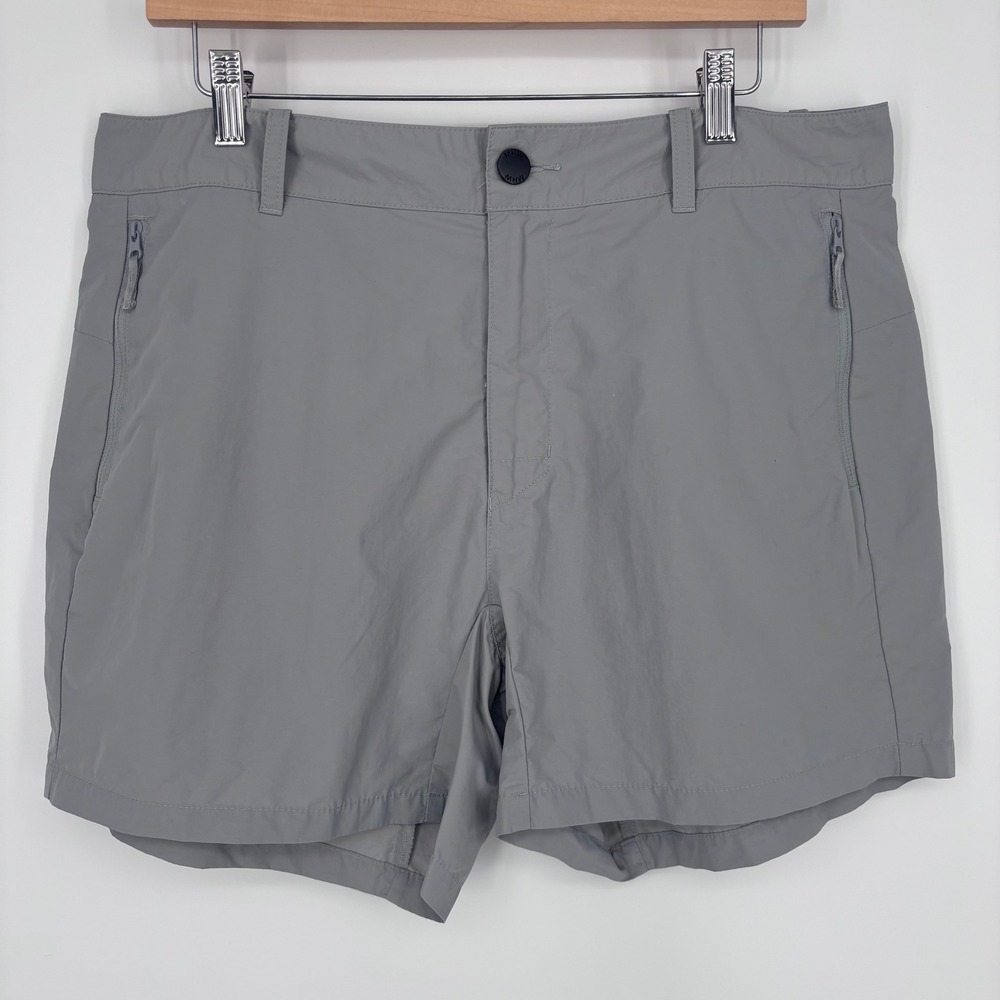Mountain Hardwear Railway Shorts Mens 36 Gray Nylon Radwear Hiking Trail
